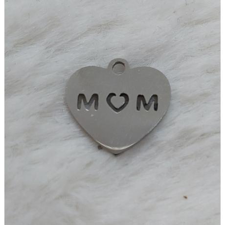 Selyemsodrony karkötő Mom medállal