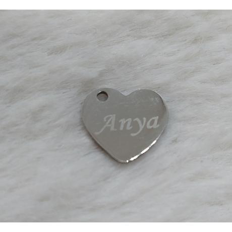 Nemesacél nyaklánc Anya-Szív medállal